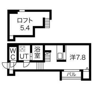 COLORS【203号室】の間取り
