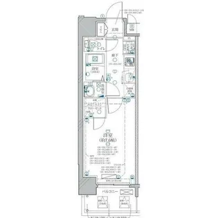 ディアレイシャス名古屋ステーション【12階】の間取り