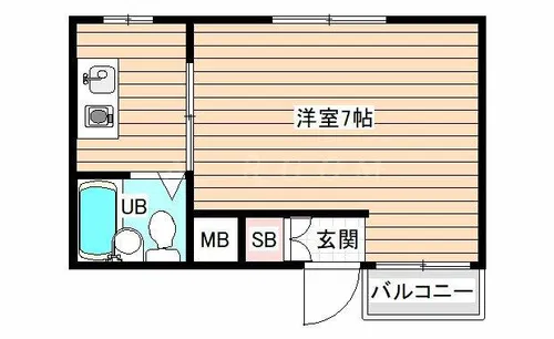 キヨシビル【2階】の間取り