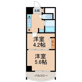 兵庫県尼崎市立花町4丁目【マンション】の間取り
