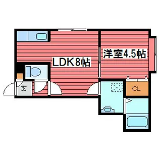 メリードーム月寒【2階】の間取り