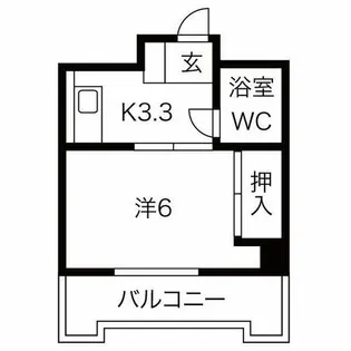 チサンマンション桜通久屋【3階】の間取り