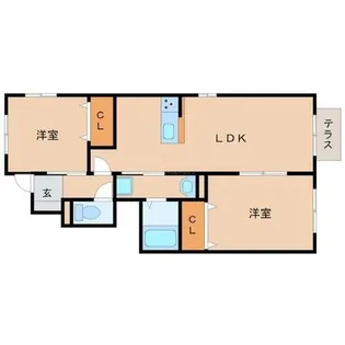 兵庫県尼崎市名神町3丁目【アパート】の間取り