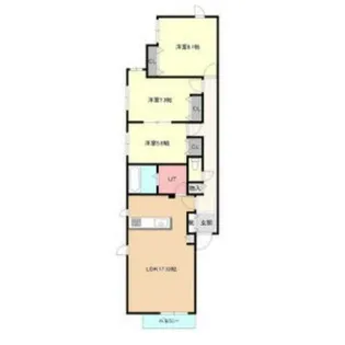 プレメゾン円山【3階】の間取り