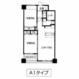 パレ朱雀門【2階】の間取り