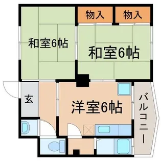 兵庫県尼崎市常吉2丁目【マンション】の間取り