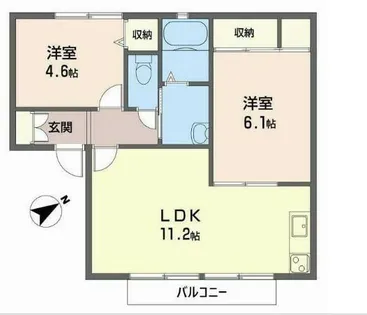 ルミエール【2階】の間取り