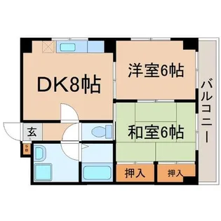 兵庫県尼崎市塚口町6丁目【マンション】の間取り