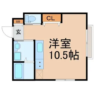 兵庫県尼崎市昭和南通8丁目【アパート】の間取り