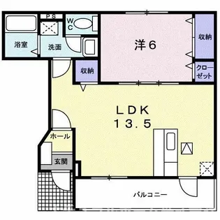 フォーリスト ヒルズ A【1階】の間取り