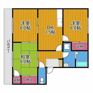 メゾンエクレール【2階】の間取り