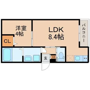 兵庫県尼崎市神田南通5丁目【アパート】の間取り