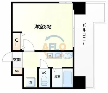 新梅田プライム【5階】の間取り