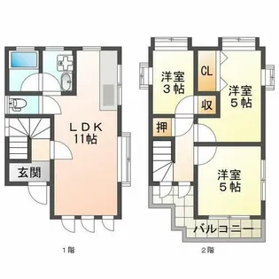 兵庫県神戸市垂水区霞ケ丘7丁目【一戸建】の間取り