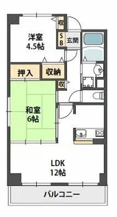 グレイスアベリア【2階】の間取り