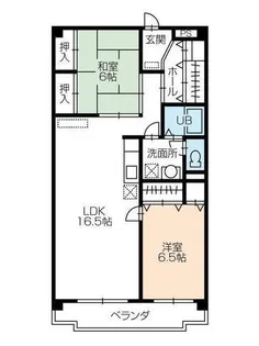 ヴィラ リブラン【2階】の間取り