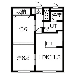 White Mothers【3階】の間取り