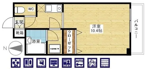 Helios【1階】の間取り