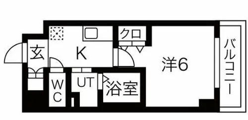 オズレジデンス今里NORTH【5階】の間取り