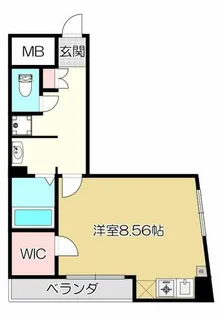 M’プラザ布施弐番館【3階】の間取り