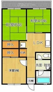 エステマール弥刀【2階】の間取り