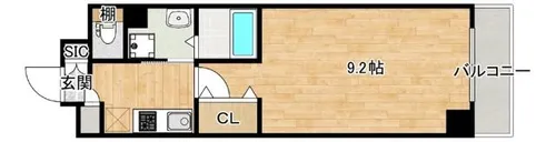 大阪府大阪市東淀川区下新庄6丁目【マンション】の間取り