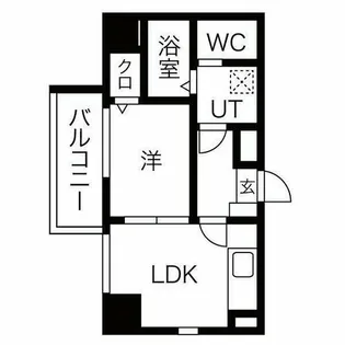 Lives Residence Sako【201号室】の間取り