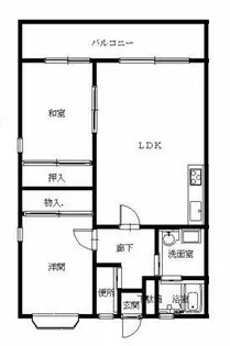 ブロッサムイースト【101号室】の間取り