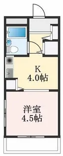 大阪府藤井寺市野中2丁目【マンション】の間取り