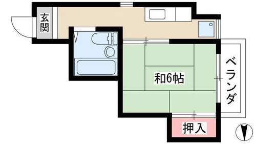ニューライフ藤【103号室】の間取り