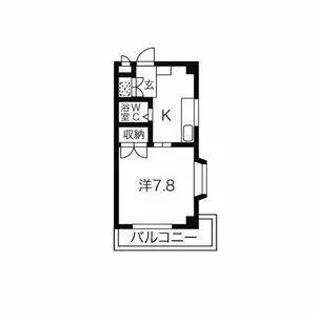 クレールショーワI【3A号室】の間取り
