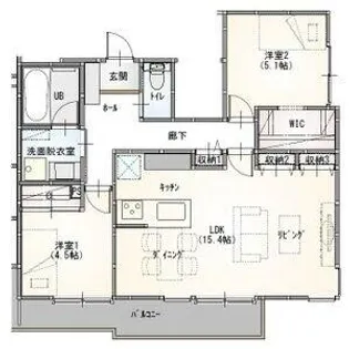 Cybele 御器所【3階】の間取り