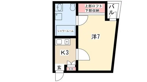 コンフォート泉【201号室】の間取り