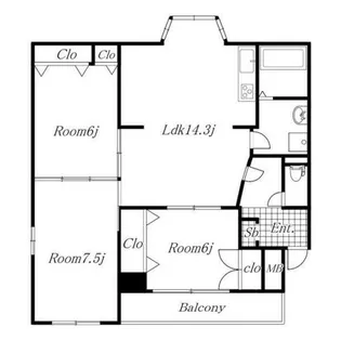 第2栄和ビル【2階】の間取り