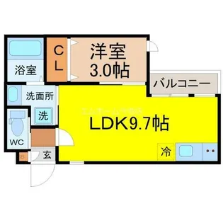 Warren morimakitownⅡ【3階】の間取り