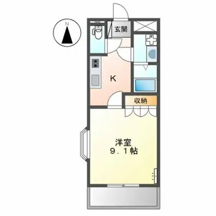 コーラル ガーデン【1階】の間取り