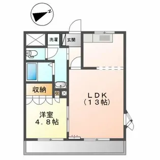 LEGACY GARDEN 参番館【2階】の間取り