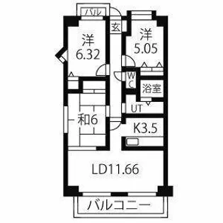 ファーニス白壁【7階】の間取り