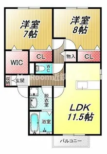 グラン・シャリオ萱振B棟【1階】の間取り