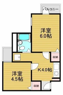 セントラル和泉C棟【1階】の間取り
