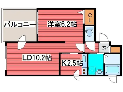 K2STELLA【4階】の間取り
