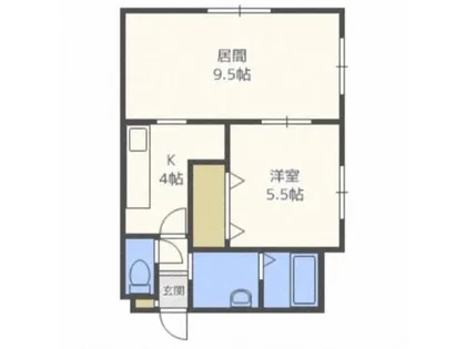 北海道札幌市東区北三十七条東4丁目【マンション】の間取り