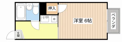 プレステージ後三条【112号室】の間取り