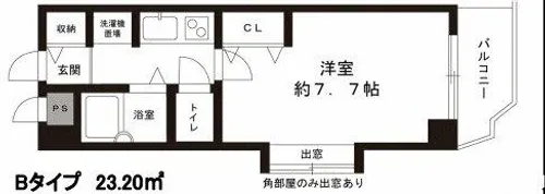 ジュネス西明石【408号室】の間取り