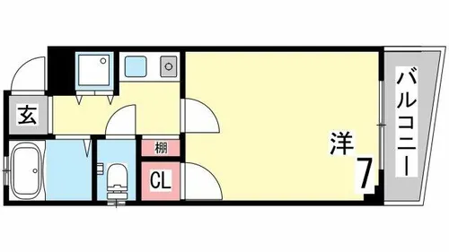 Berg【301号室】の間取り