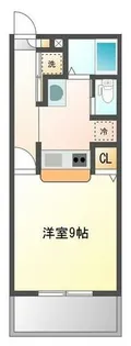 クラウンズワン箱崎【402号室】の間取り