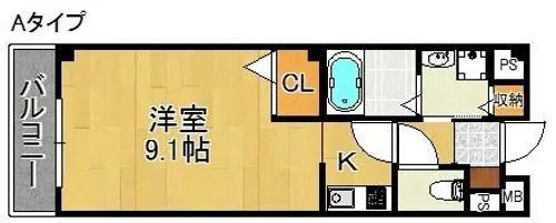 アウル【2階】の間取り