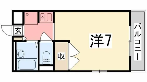 スマイル北条【204号室】の間取り