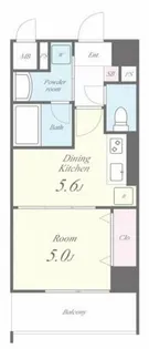 グレースエビス【201号室】の間取り