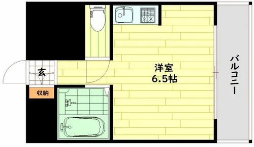 マンションスムス【8階】の間取り